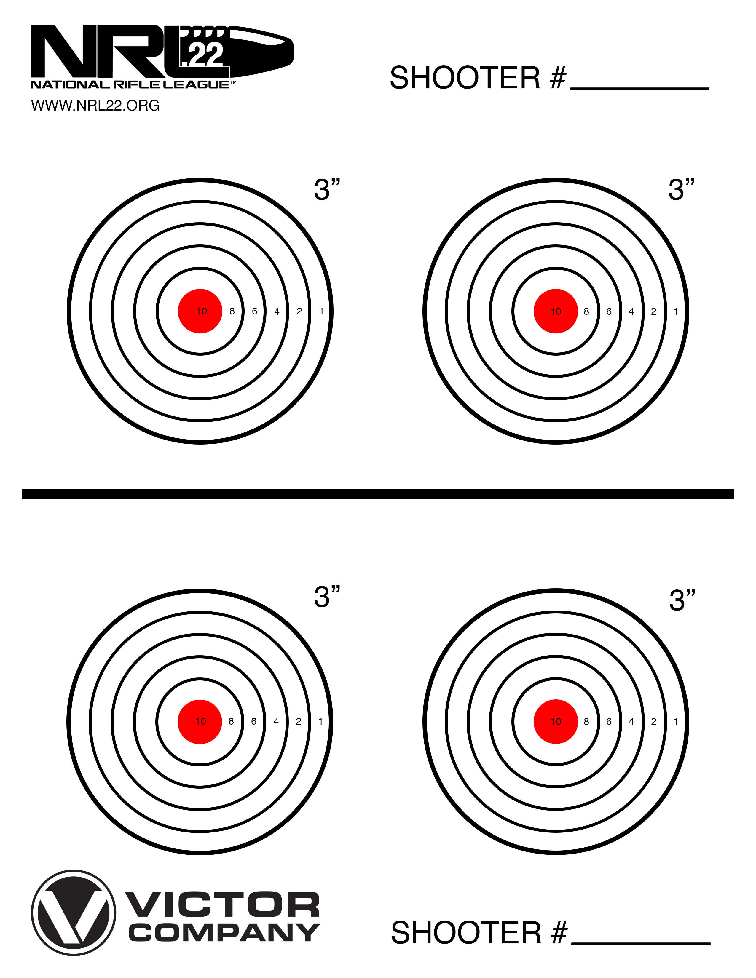 Free Printable 22 Rifle Targets